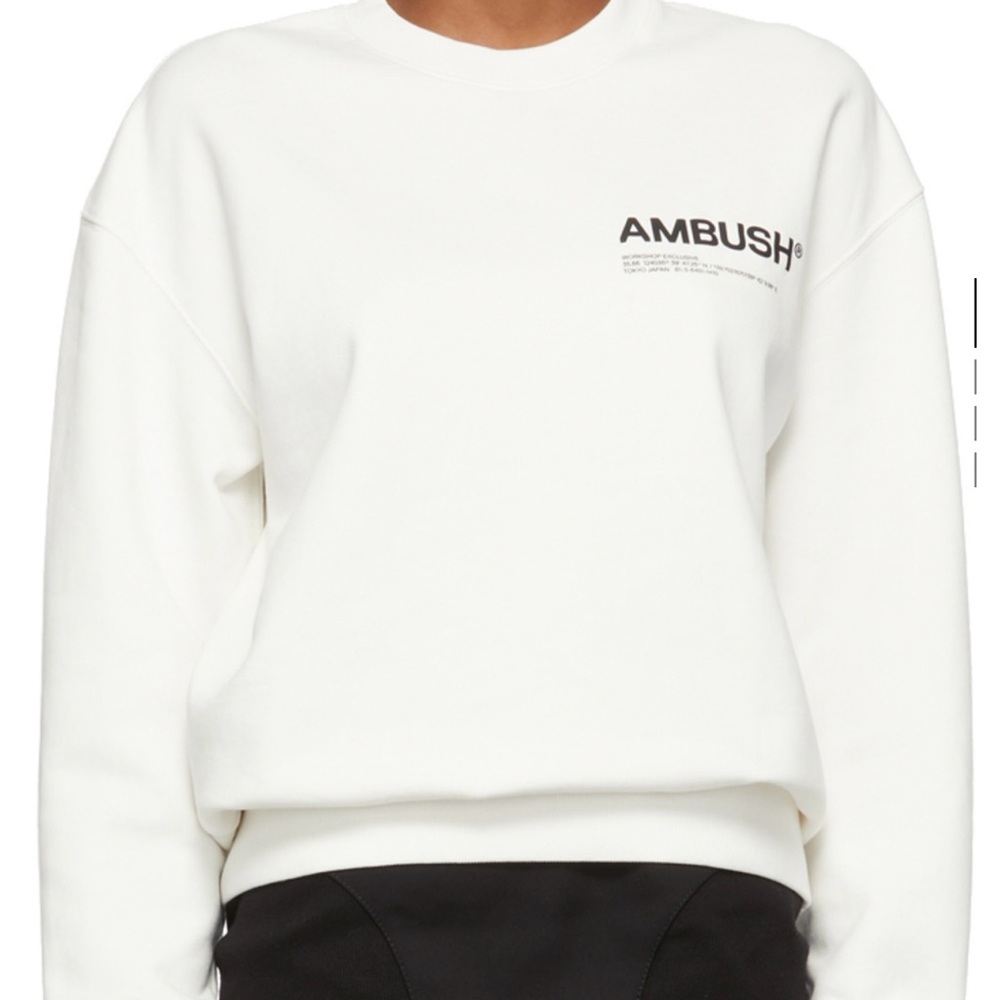 Ambush white sweatshirt